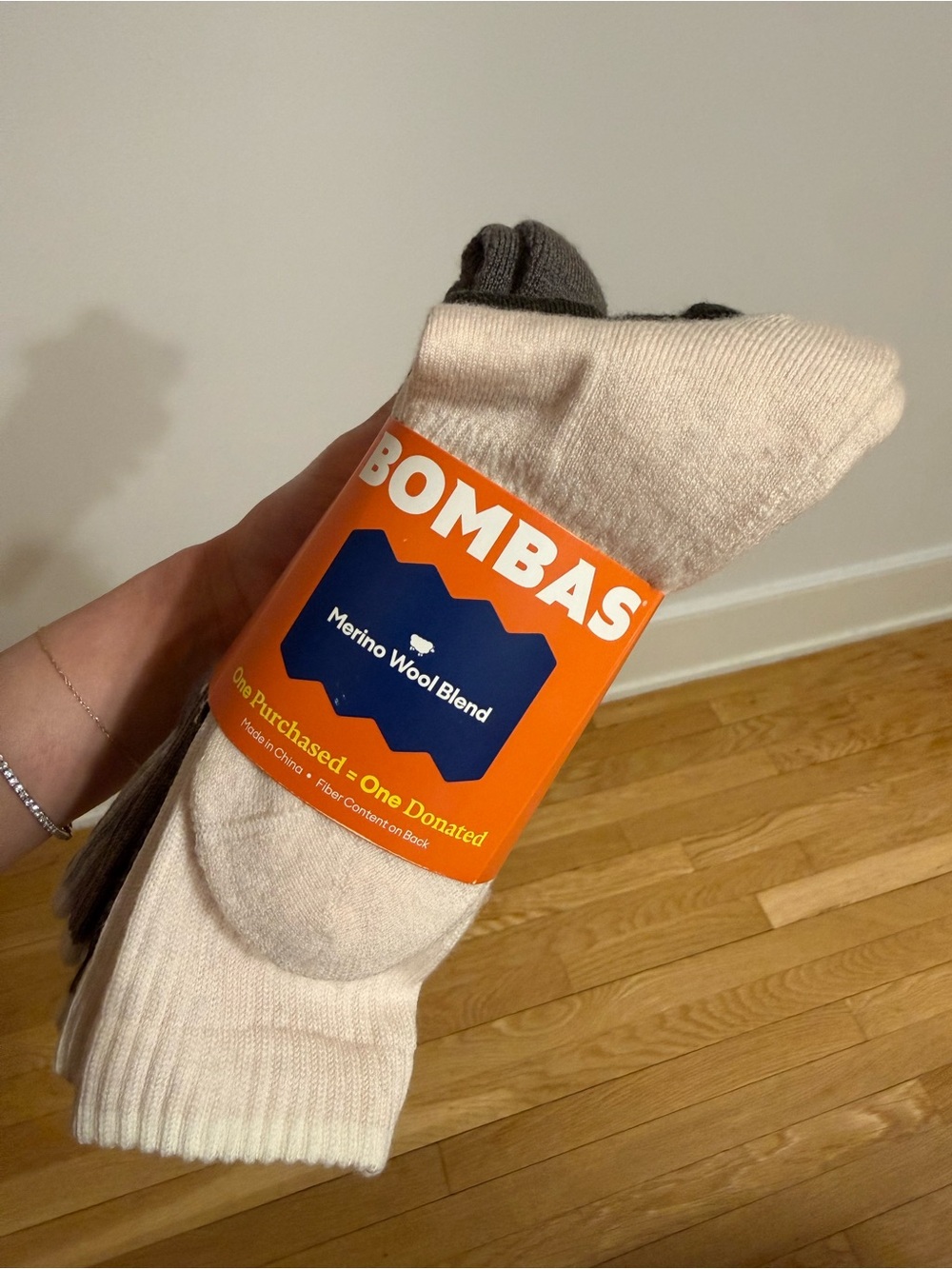 Bombas Merino Wool Blend Crew Socks (4 pack)